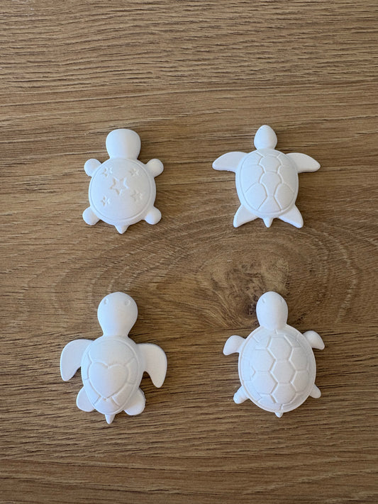 Kit tortues en plâtre à peindre