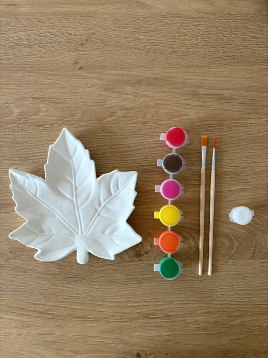 Kit feuille en plâtre à peindre